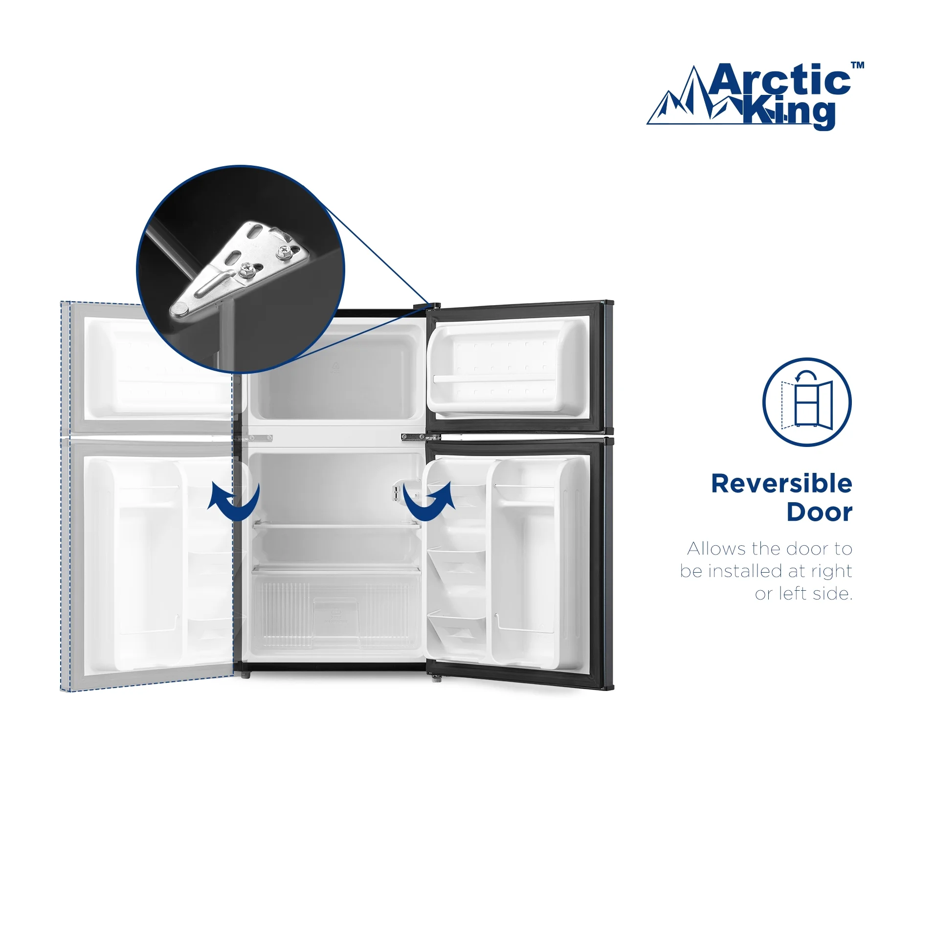 Arctic King 3.2 Cu. Ft. Mini Fridge, Stainless - John Pierce Auto Care