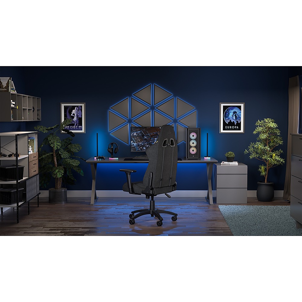 CORSAIR TC100 Fabric Gaming Chair, Black - John Pierce Auto Care