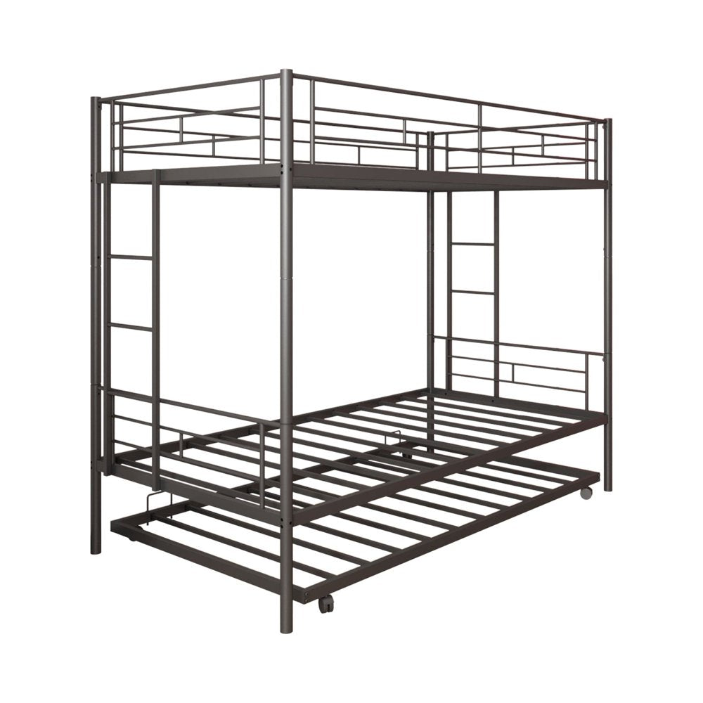 Segmart Metal Twin Bunk Beds with Trundle Bed for Kids Adults Teens - John Pierce Auto Care