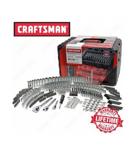 Craftsman 450 Piece Mechanics Tool Set, Ratchet Socket Hand Wrench Toolset - John Pierce Auto Care