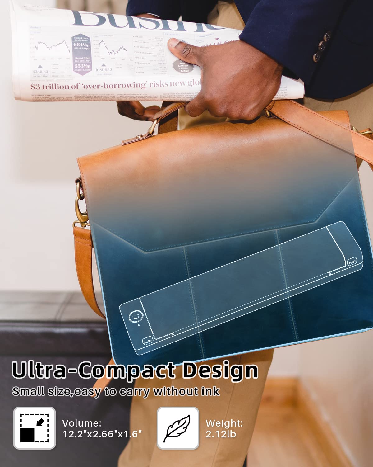 Phomemo Portable Printer Wireless for Travel, Bluetooth Mobile Printer Support 8.5\u0026quot; X 11\u0026quot; US Letter - John Pierce Auto Care