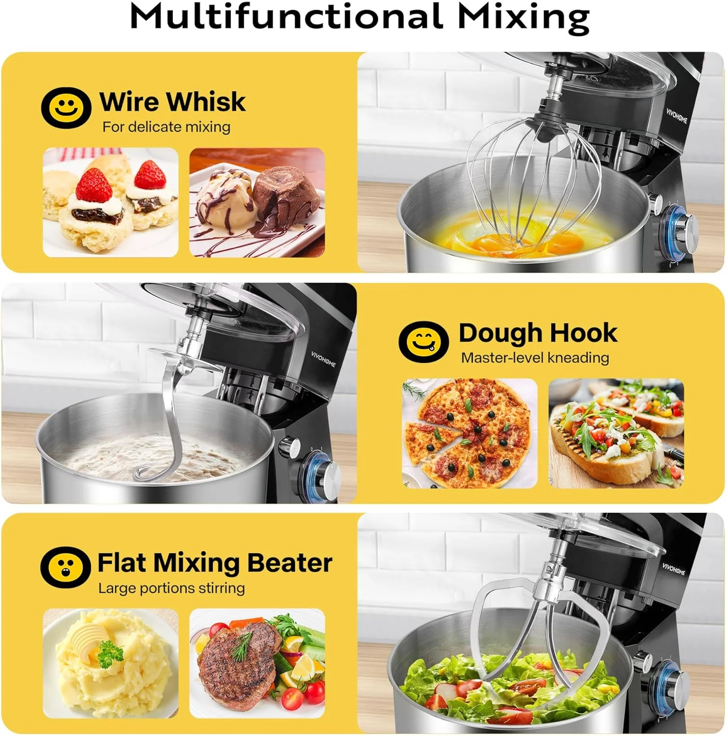 SPECSTAR 7.5 Quart Stand Mixer, Black - John Pierce Auto Care