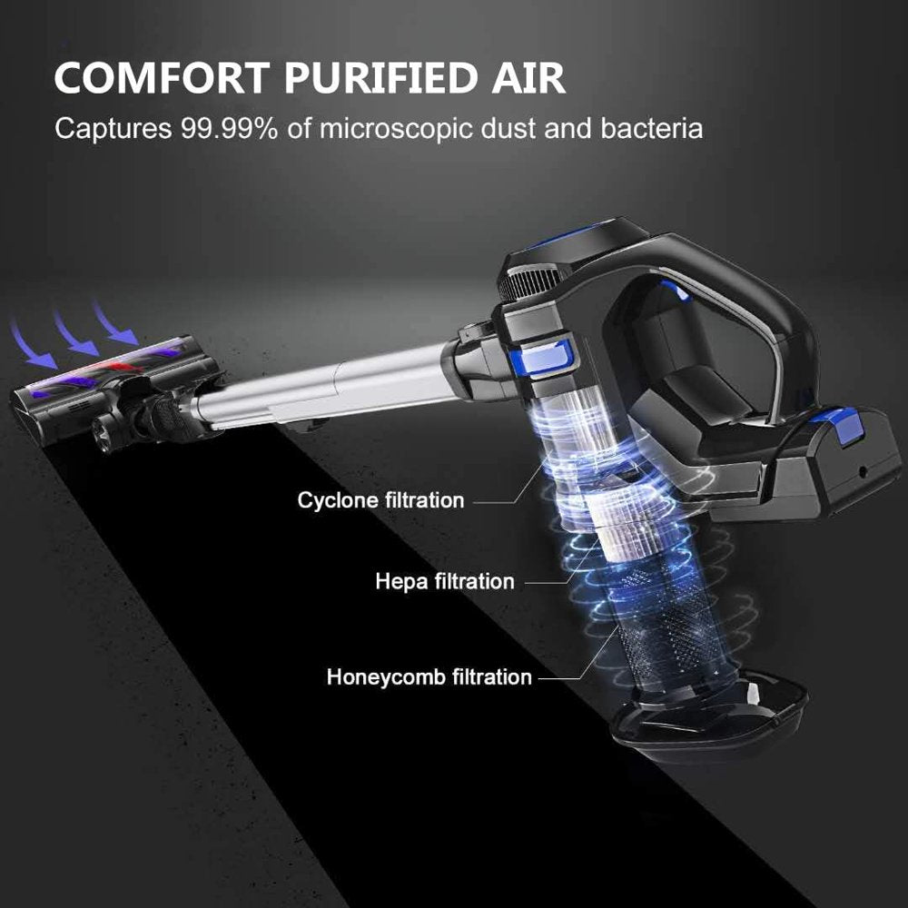 MOOSOO Cordless Vacuum 4 In 1 Lightweight Stick Vacuum Cleaner - John Pierce Auto Care