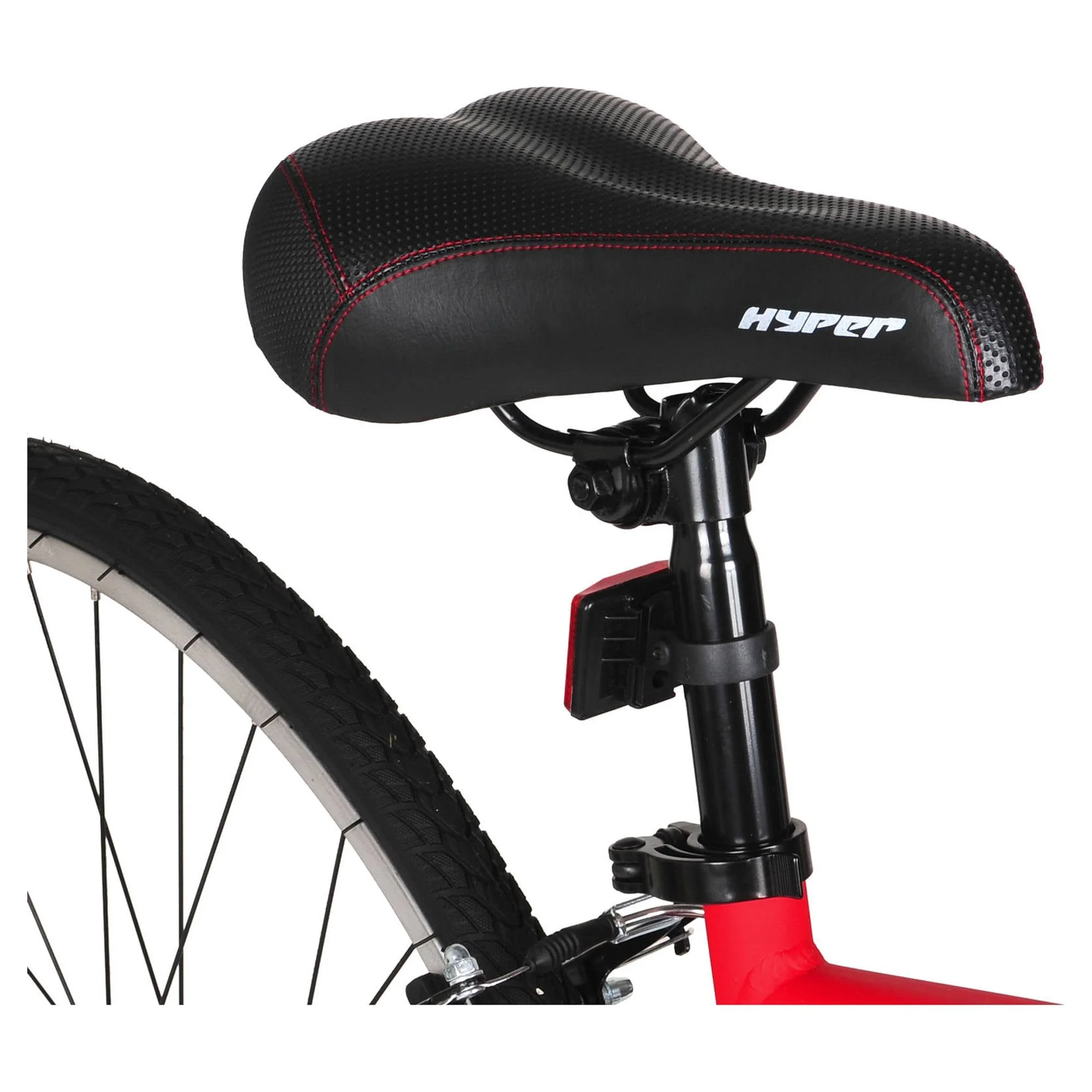 Hyper Bicycle 700c Men\u0026#039;s Spin Fit Hybrid Bike, Black and Red - John Pierce Auto Care