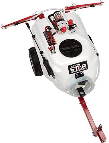 NorthStar Tow Behind Trailer Boom Broadcast and Spot Sprayer �C 21 Gallon Capacity, 2.2 GPM, 12 Volt DC - John Pierce Auto Care