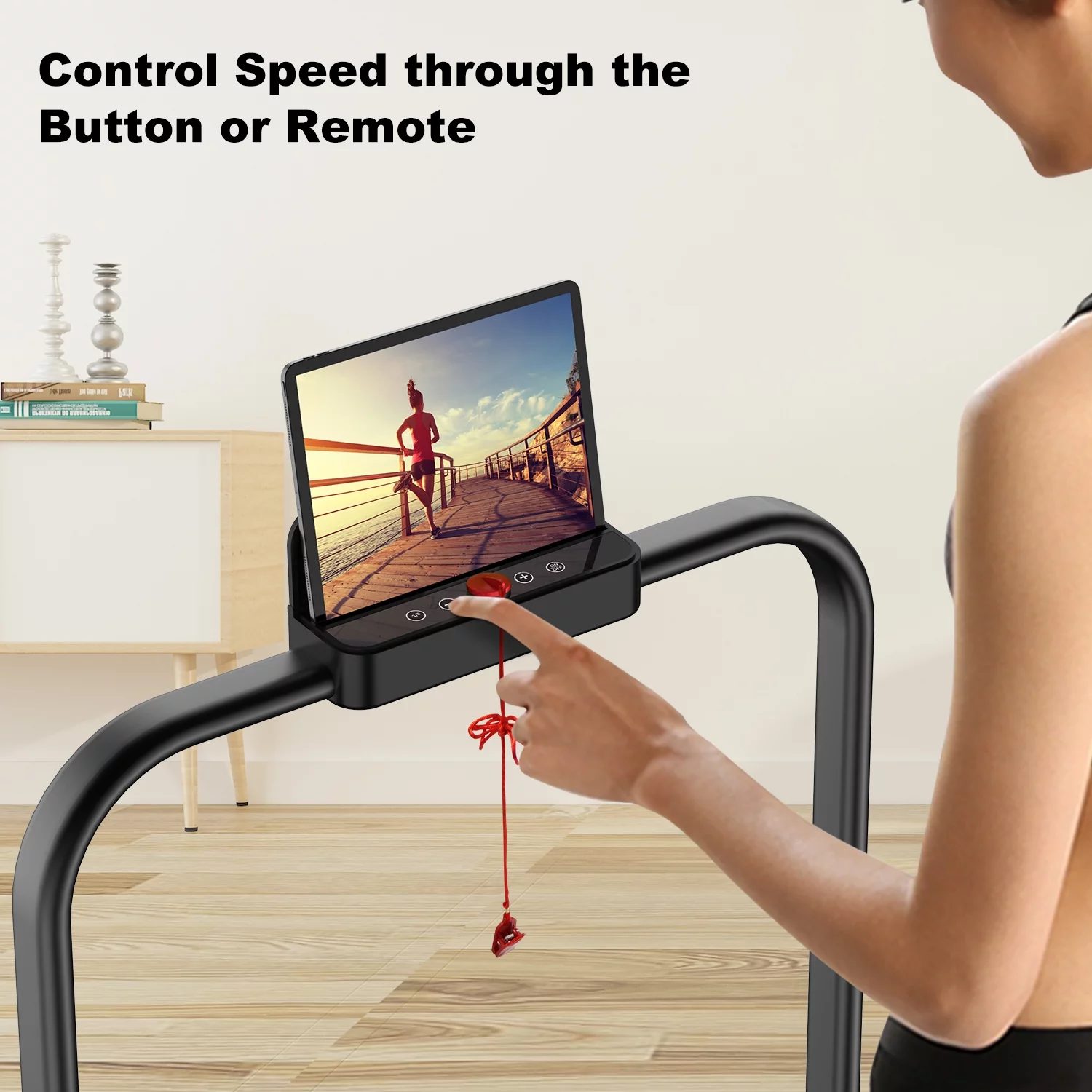 Bigzzia 2 in 1 Under Desk Treadmill, 2.5HP No Installation Portable Handrail Treadmills Running Machine, 6.25MPH, Treadmill with LED Display and Wireless Remote Control for Home\/Office, 265 Lb - John Pierce Auto Care