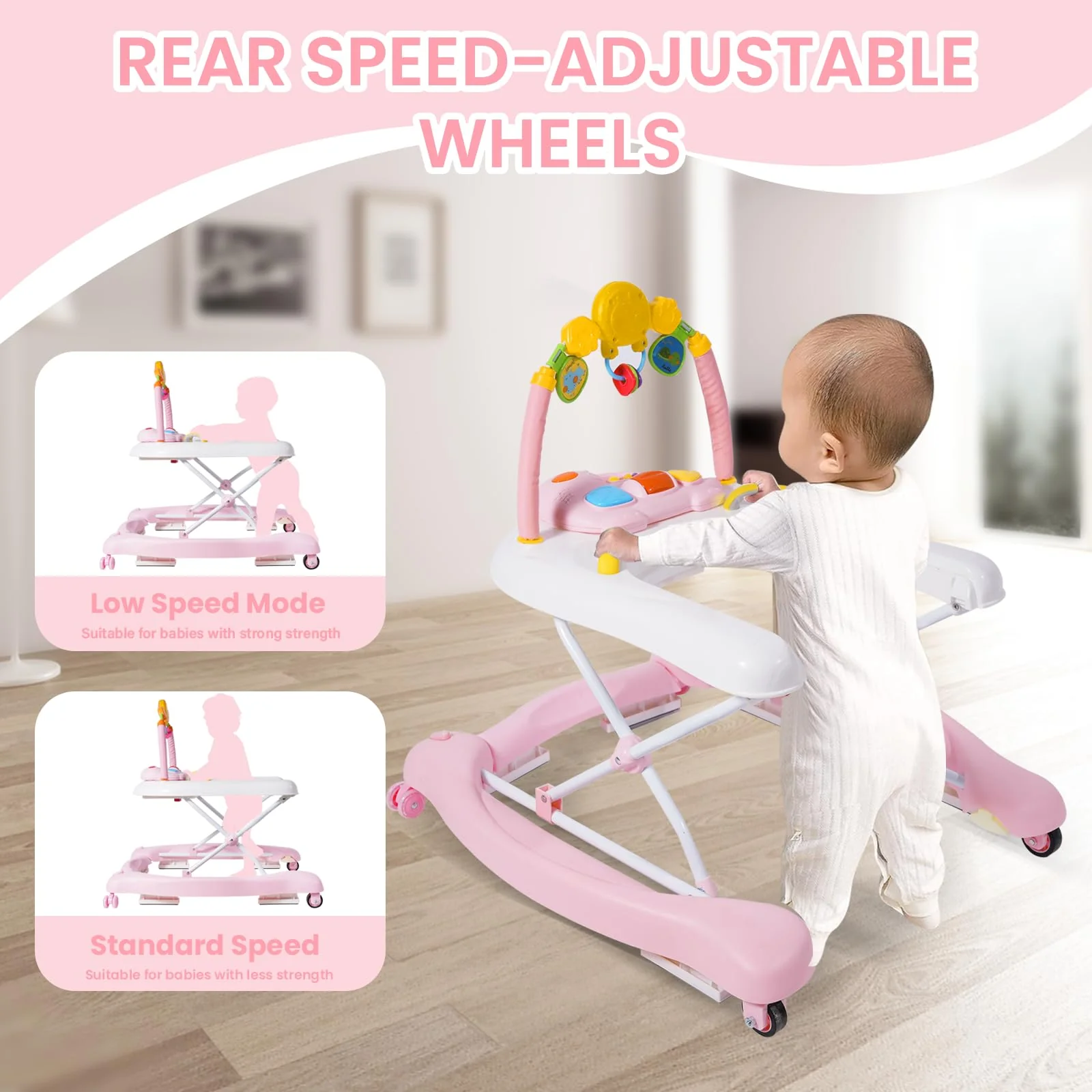 Boyro 5-in-1 Baby Walker for Infants - John Pierce Auto Care