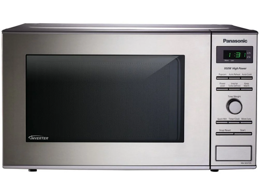 Panasonic 0.8 Cu. Ft. Compact Microwave, Stainless - John Pierce Auto Care