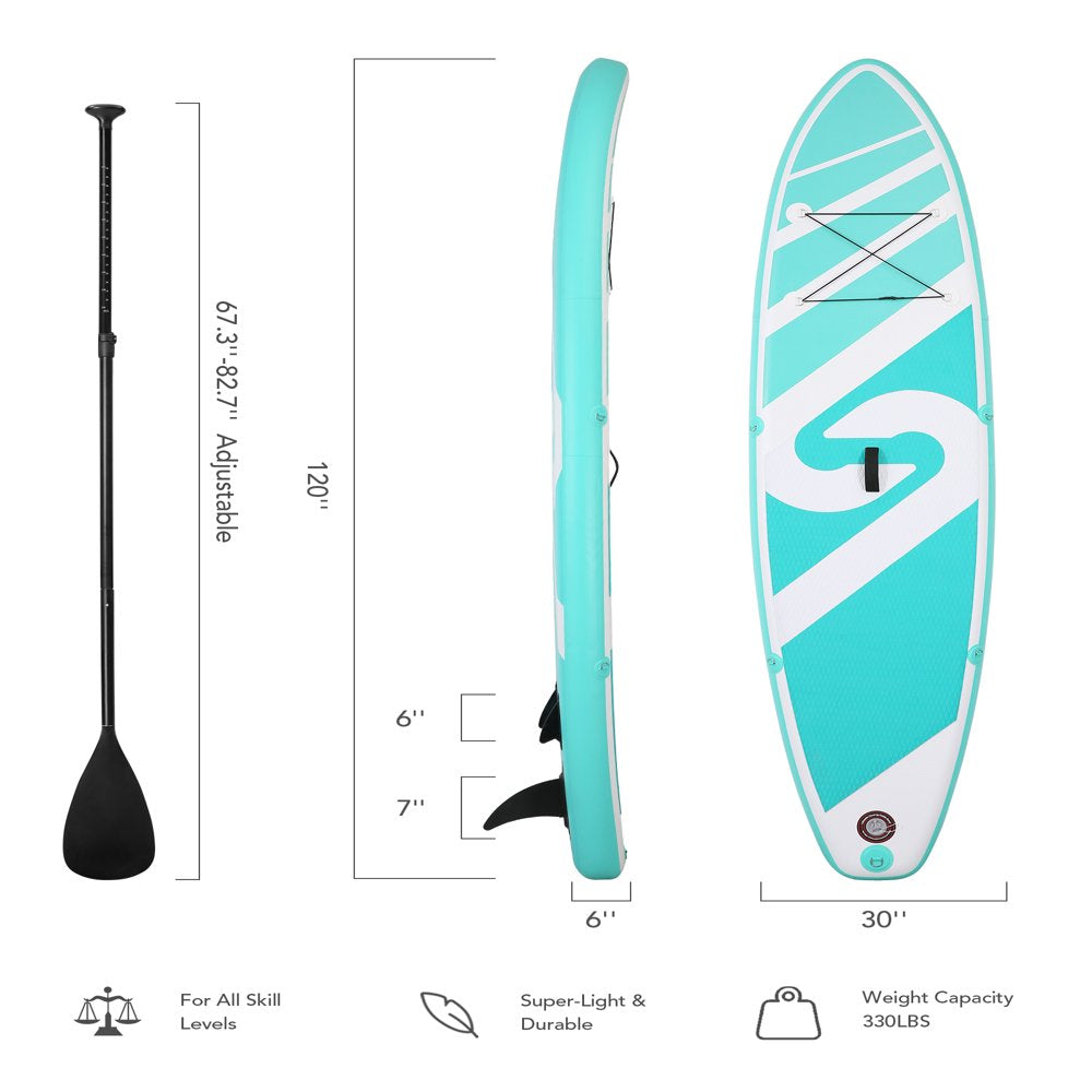 Marnur Inflatable Stand up Paddle Board SUP 6 In Thick - John Pierce Auto Care