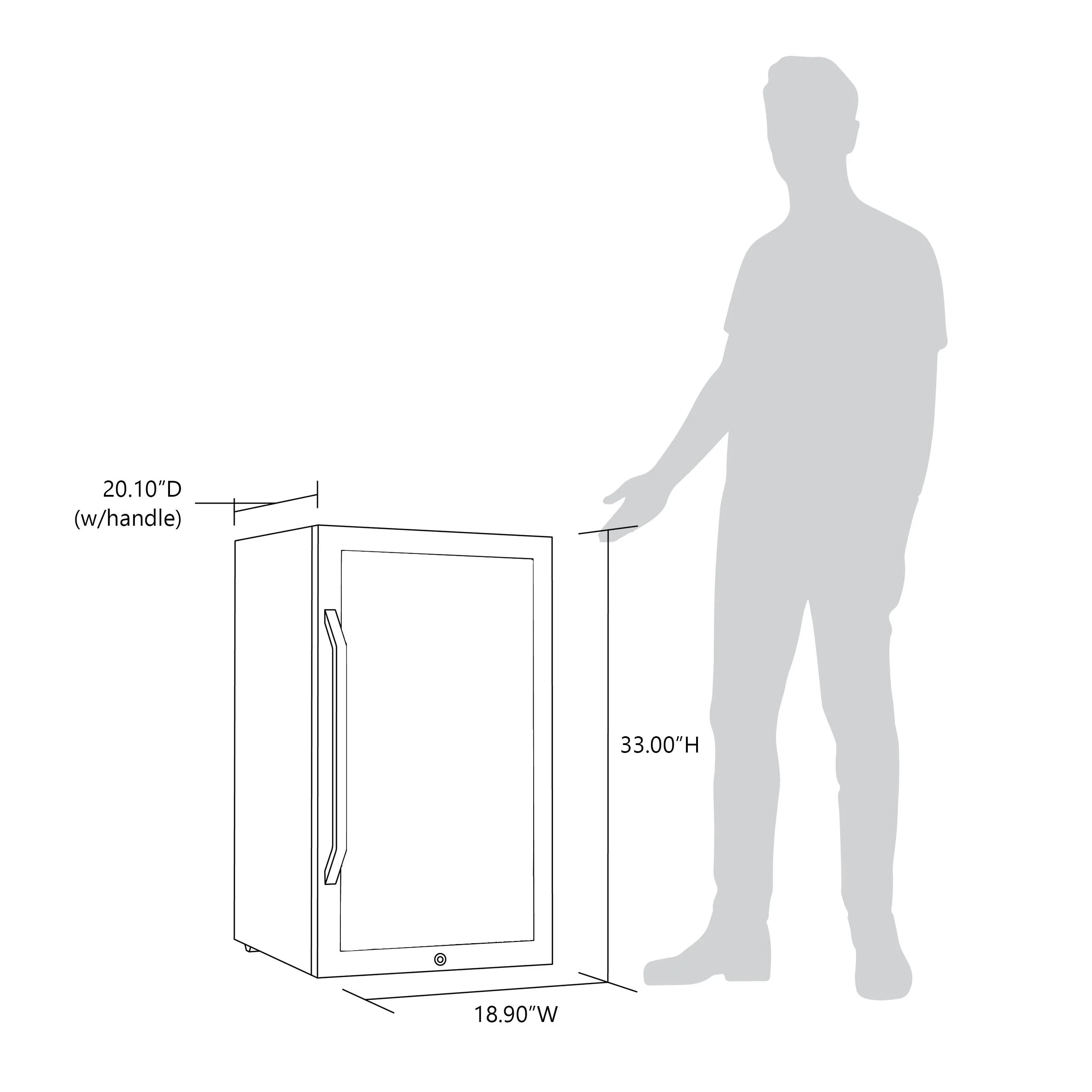 Newair 126-Can Beverage Refrigerator - John Pierce Auto Care