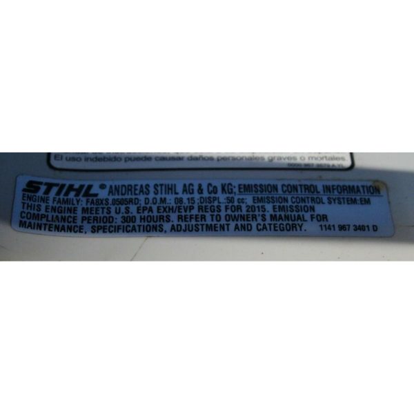 STIHL MS271 Farm Boss Chainsaw – 50.2 cc, 2.6 kW - John Pierce Auto Care