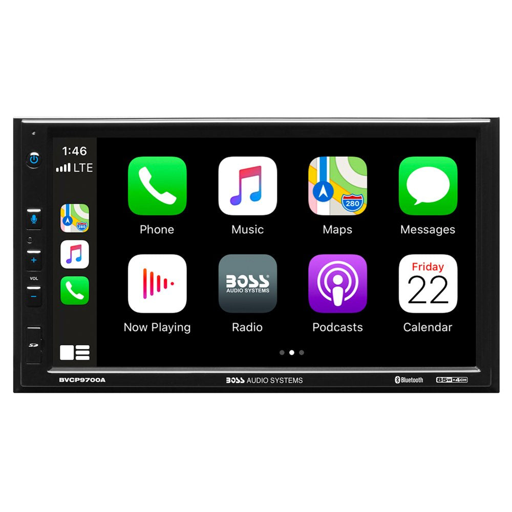 BOSS 2 Din Apple Carplay Android Auto Car Stereo System - John Pierce Auto Care