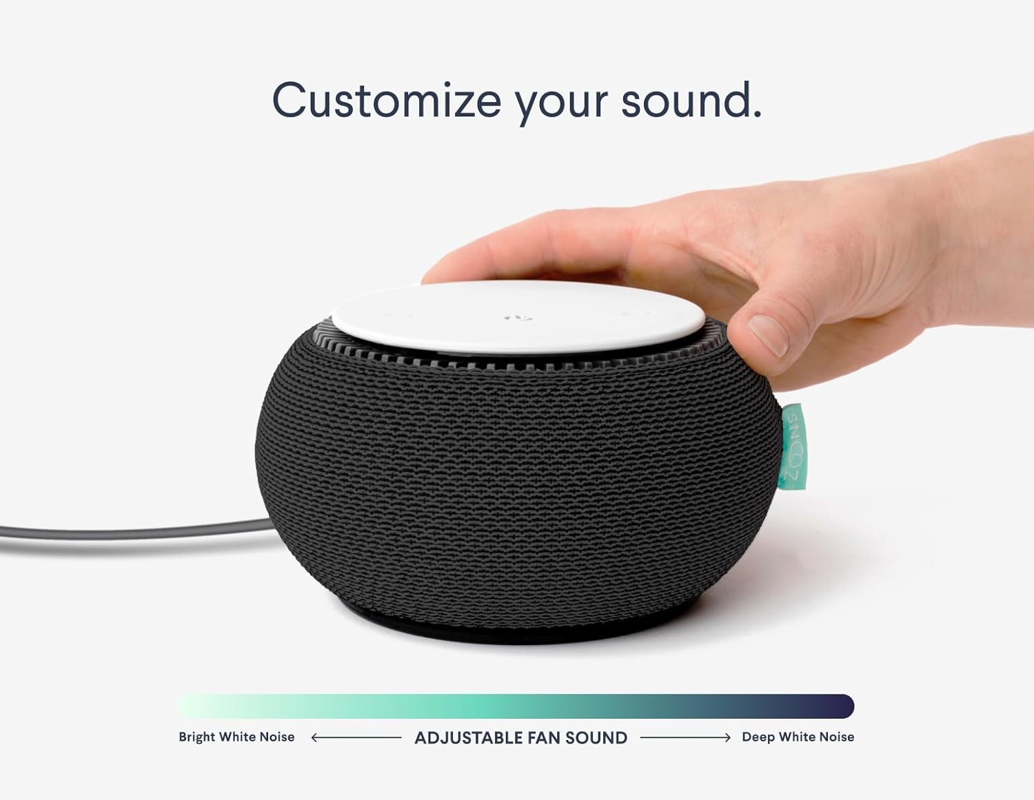 Original Charcoal White Noise Sound Machine and SNOOZ Go Travel Friendly and Portable Sound Machine   Bundle - John Pierce Auto Care