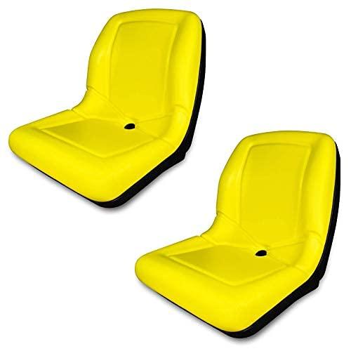 TRAC SEATS (2 Seats) Yellow Seat for John Deere Gator CS TS TX 4X2 AM133476 �C High Back Seats (Same Day ) - John Pierce Auto Care