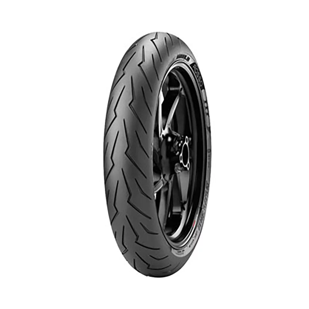 Pirelli Diablo Rosso 3 Front Motorcycle Tire 120\/70ZR 17 (58W) Compatible With Ducati Diavel 1260 2020 - John Pierce Auto Care