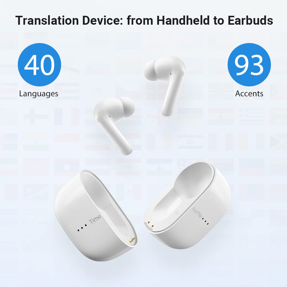 Timekettle M3 Language Translator Earbuds, Two Way, with APP for 40 Languages \u0026amp; 93 Accents Online - John Pierce Auto Care