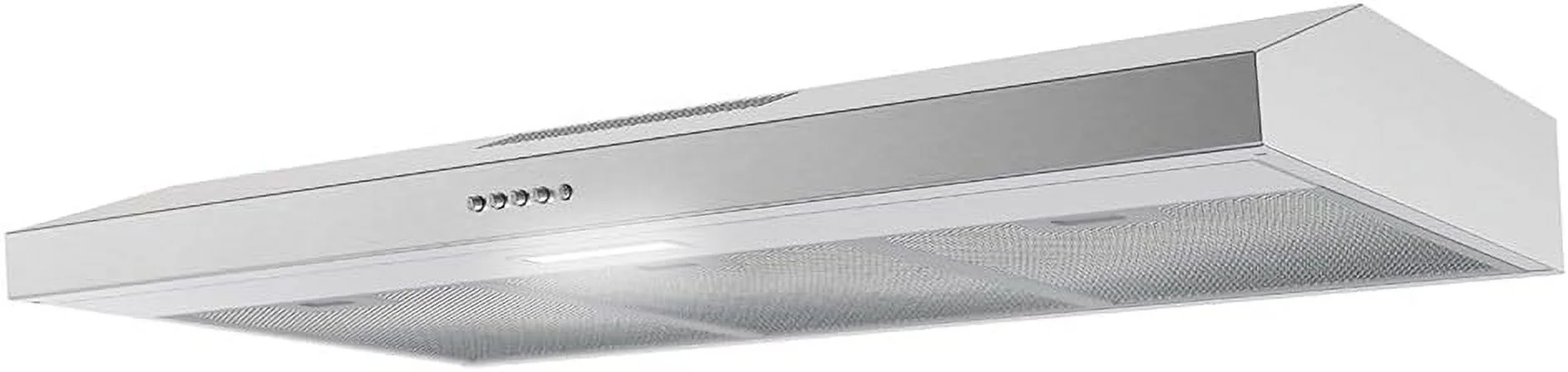 Streamline 36 in. Longhena Convertible Undermount Range Hood in Brushed Stainless Steel with Mesh Filters, Push Button Control, LED Light - John Pierce Auto Care
