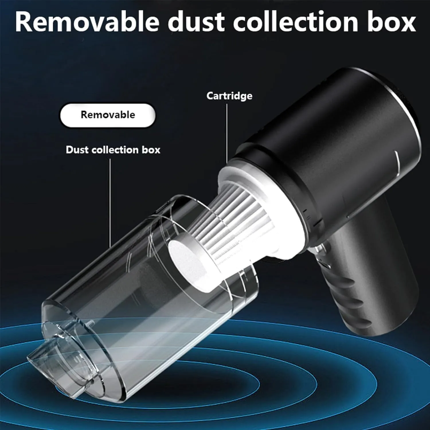 Handheld Car Vacuum 120w Powerful, portable car vacuum with cleaning cloth - John Pierce Auto Care