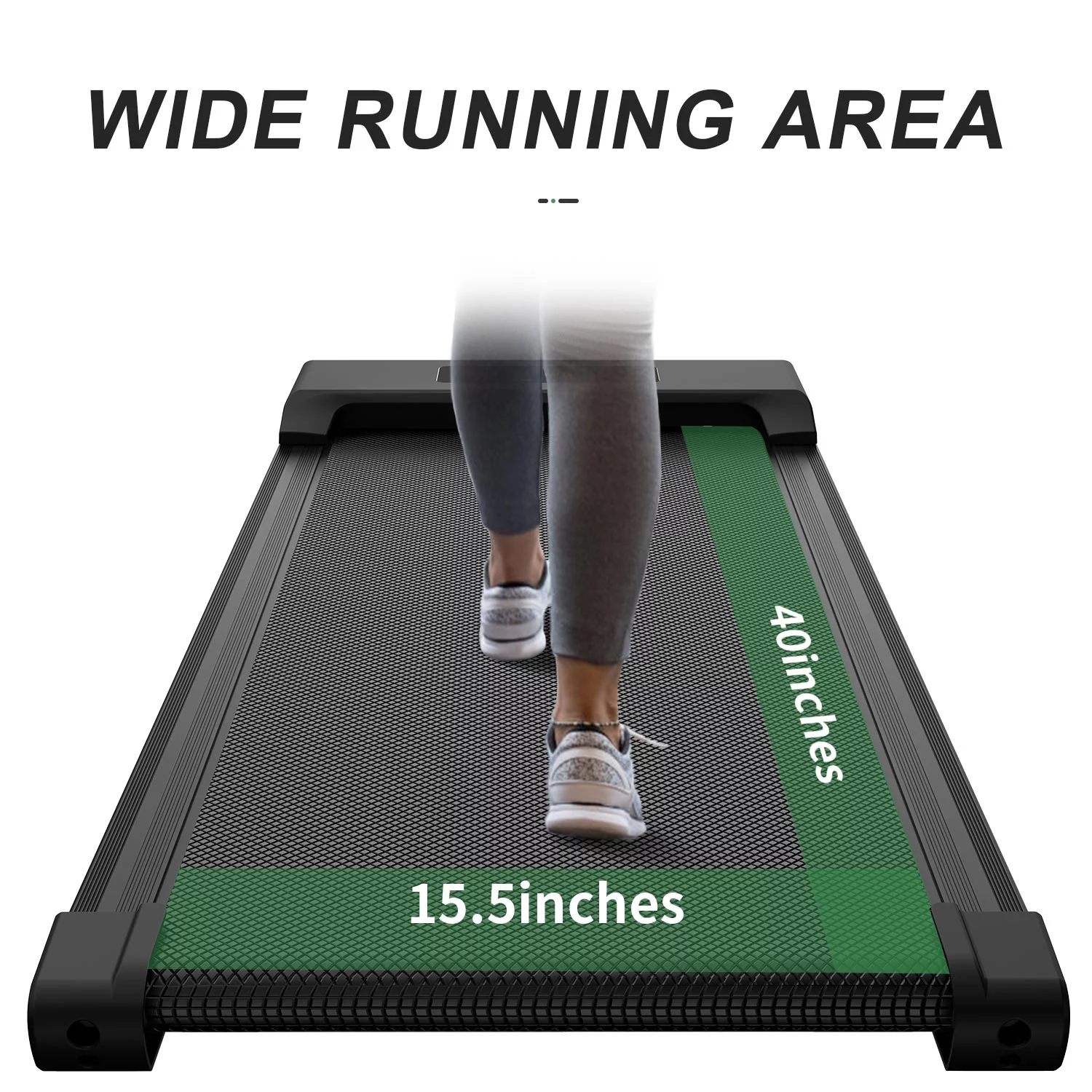 Bigzzia Treadmill 2 HP Portable Running Machine Walking Treadmill Exercise Maximum Weight 265 lbs Black - John Pierce Auto Care