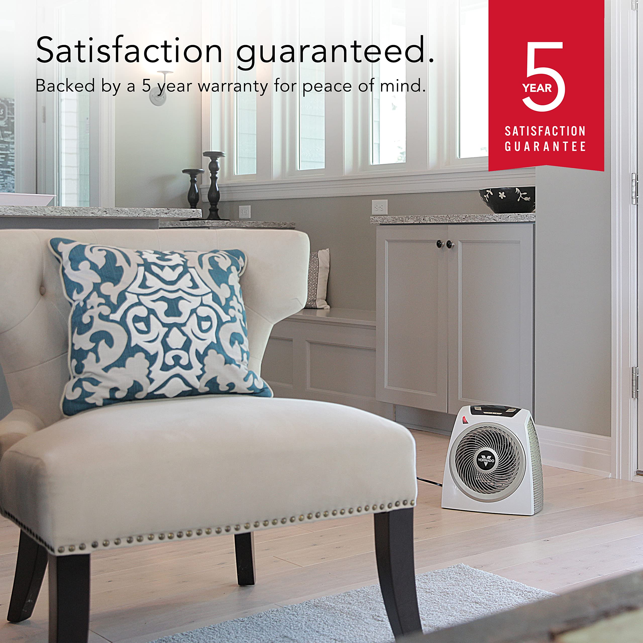 Vornado Space Heater for Home, Digital Display, Whole Room Electric Heater for Indoors - John Pierce Auto Care