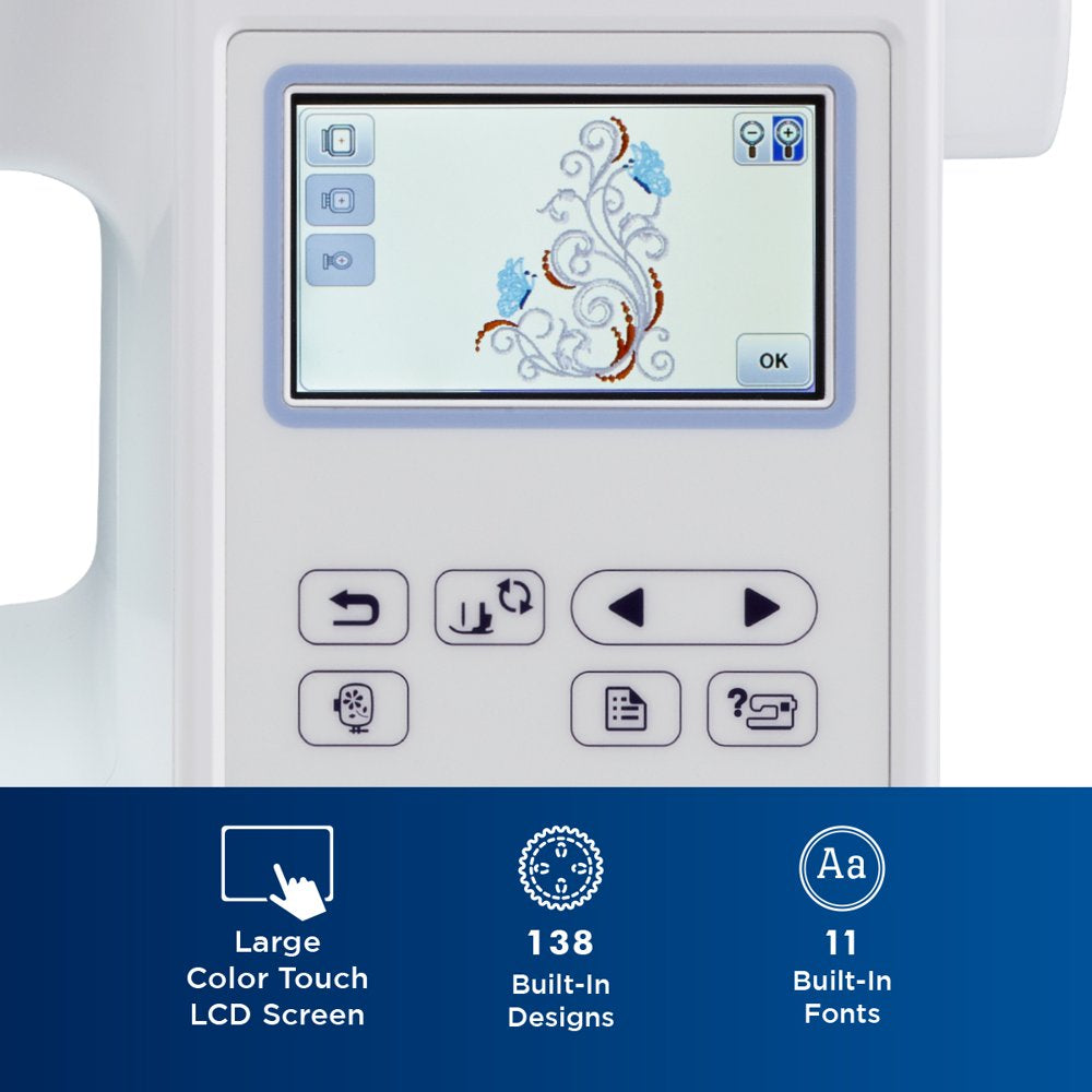 Brother Computerized Embroidery Machine with 5 in x 7 in Embroidery Area and LCD Screen - John Pierce Auto Care