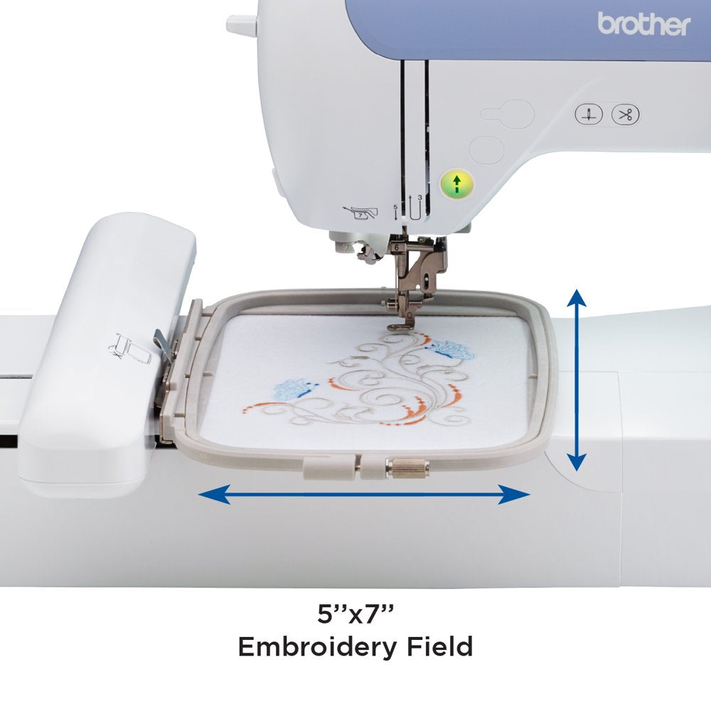 Brother Computerized Embroidery Machine with 5 in x 7 in Embroidery Area and LCD Screen - John Pierce Auto Care