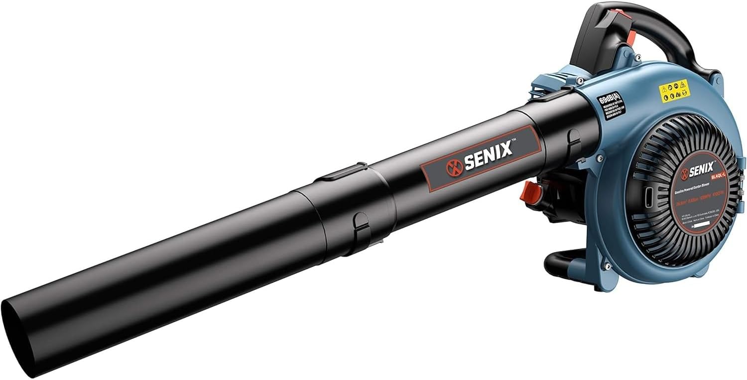 4QL 26.5 cc 4 Cycle Handheld Gas Leaf Blower, Up to 410 CFM and 125 MPH, Easy Start, Lightweight, Dual Grip Handle (BL4QL L) - John Pierce Auto Care