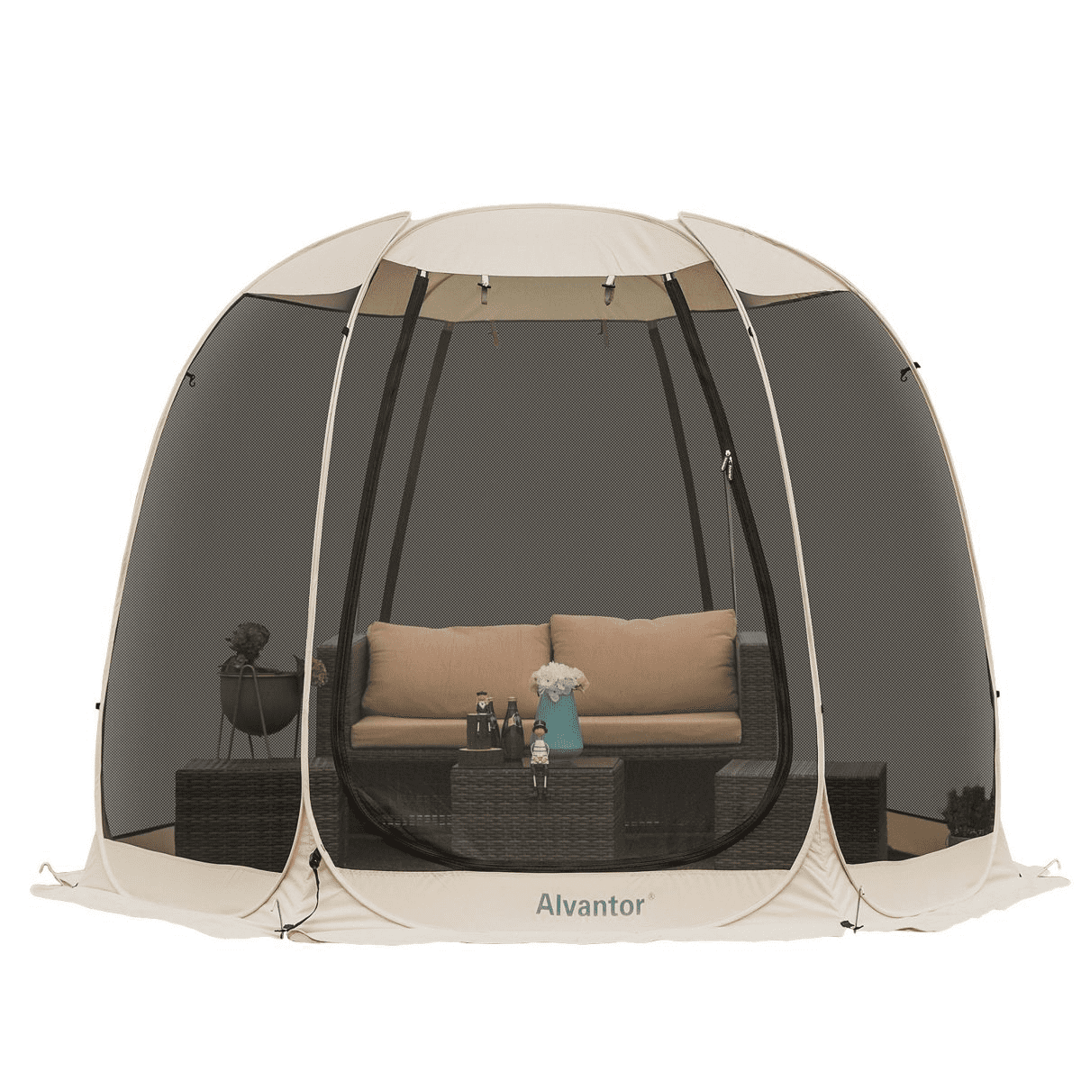 Screen House Camping Room Pop Up Gazebo 10\u0026#039;X10\u0026#039; Instand Canopy - John Pierce Auto Care