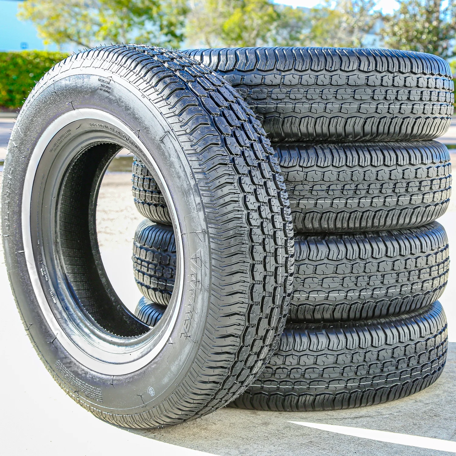 Set of 4 (FOUR) Tornel Classic 155\/80R13 79S A\/S All Season Tires Fits\u0026#58; 1988 92 Toyota Corolla LE, 1995 96 Toyota Tercel DX - John Pierce Auto Care