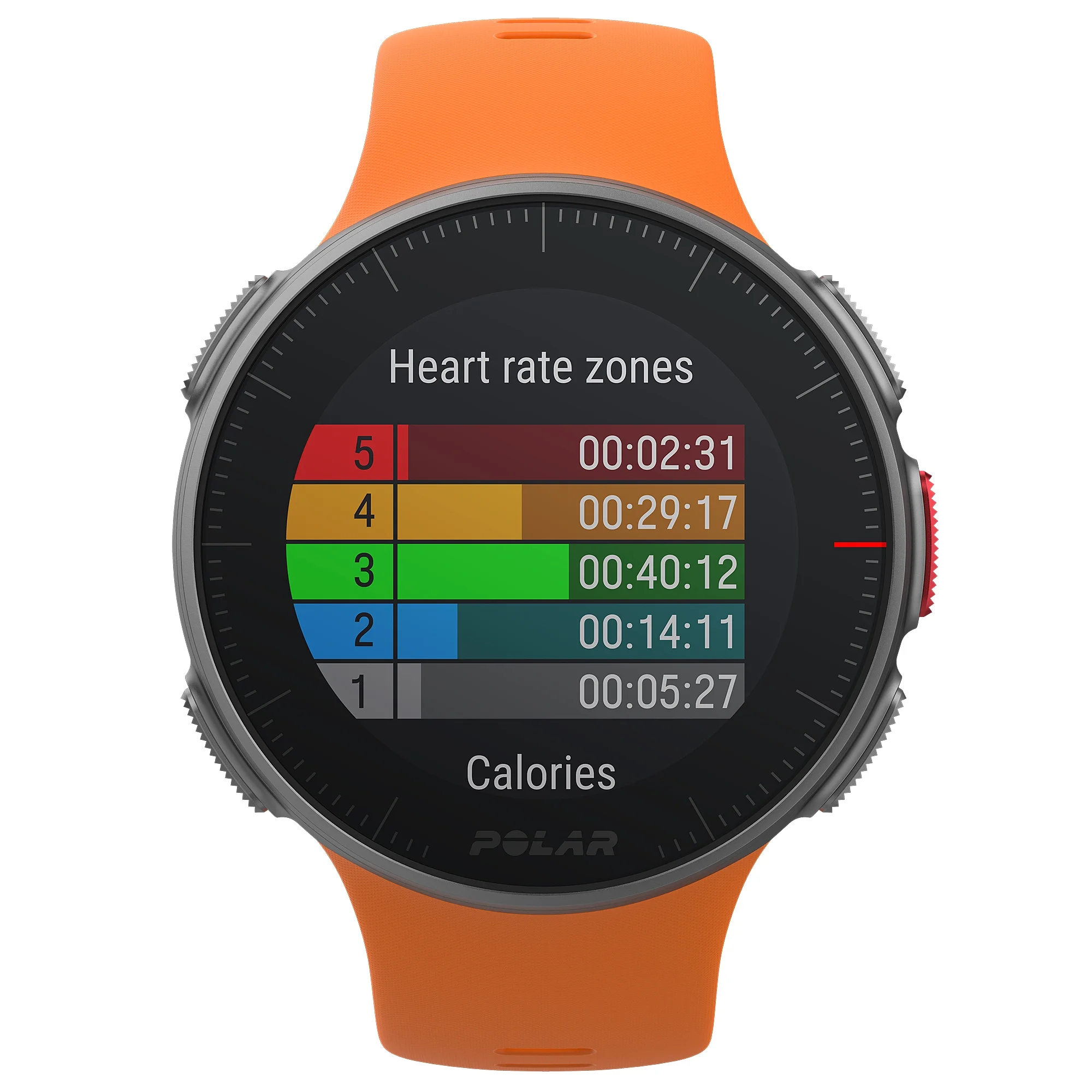 Polar Vantage V Multi-Sport GPS Watch, Orange - John Pierce Auto Care