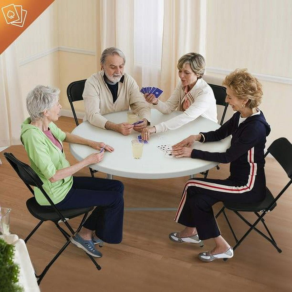 Ktaxon 10 Pack Plastic Folding Chairs Wedding Banquet Seat Party Event Chair - John Pierce Auto Care