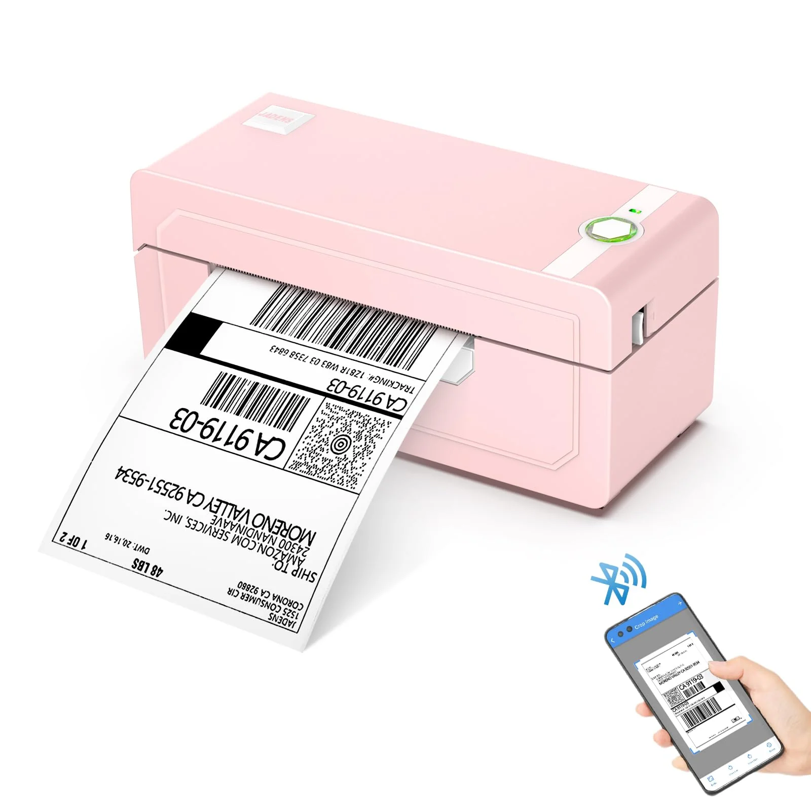 JADENS Bluetooth Thermal Shipping Label Printer - John Pierce Auto Care