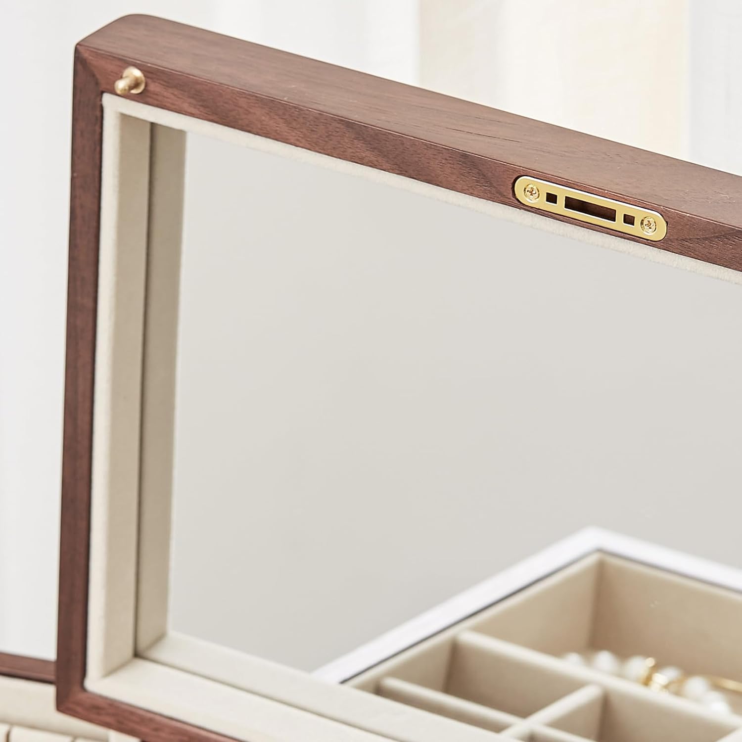 Black walnut jewelry box, 5 layers of solid wood - John Pierce Auto Care