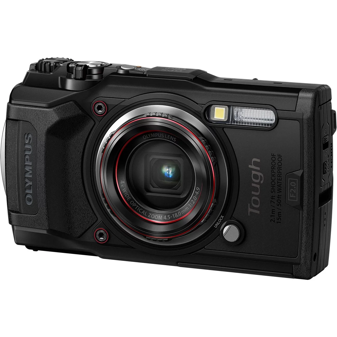 Olympus Tough TG-6 Compact Digital Camera, Black - John Pierce Auto Care