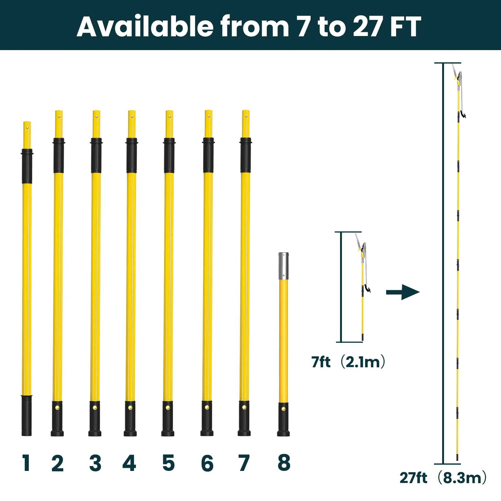 Dremmt 27-ft. Pole Saw for Tree Trimming - John Pierce Auto Care