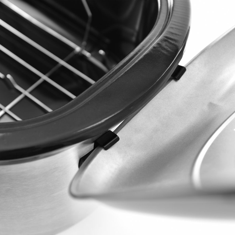Aroma 22 Quart Electric Roaster Oven Stainless Steel with Self Basting Lid - John Pierce Auto Care