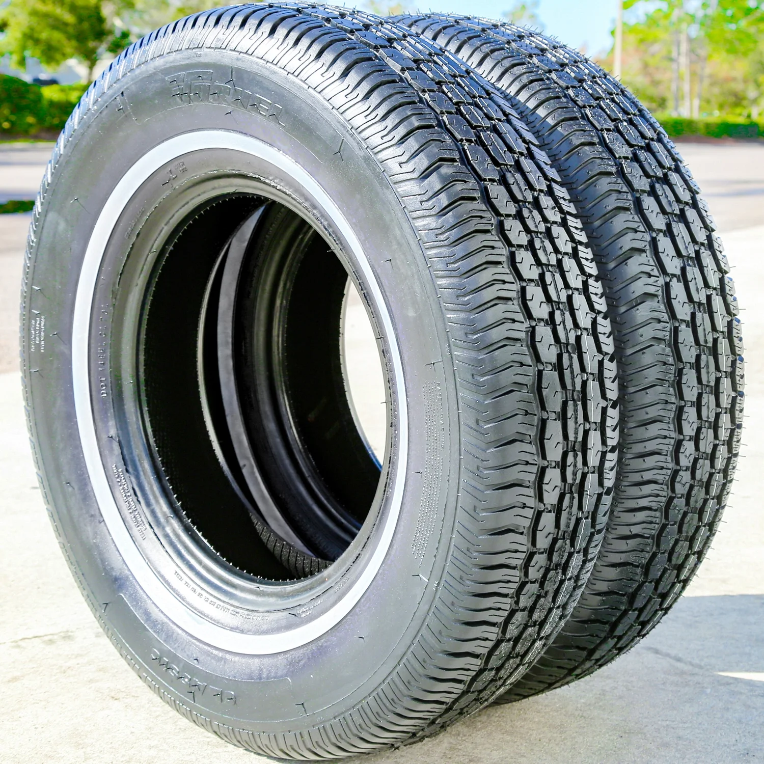 Set of 4 (FOUR) Tornel Classic 155\/80R13 79S A\/S All Season Tires Fits\u0026#58; 1988 92 Toyota Corolla LE, 1995 96 Toyota Tercel DX - John Pierce Auto Care
