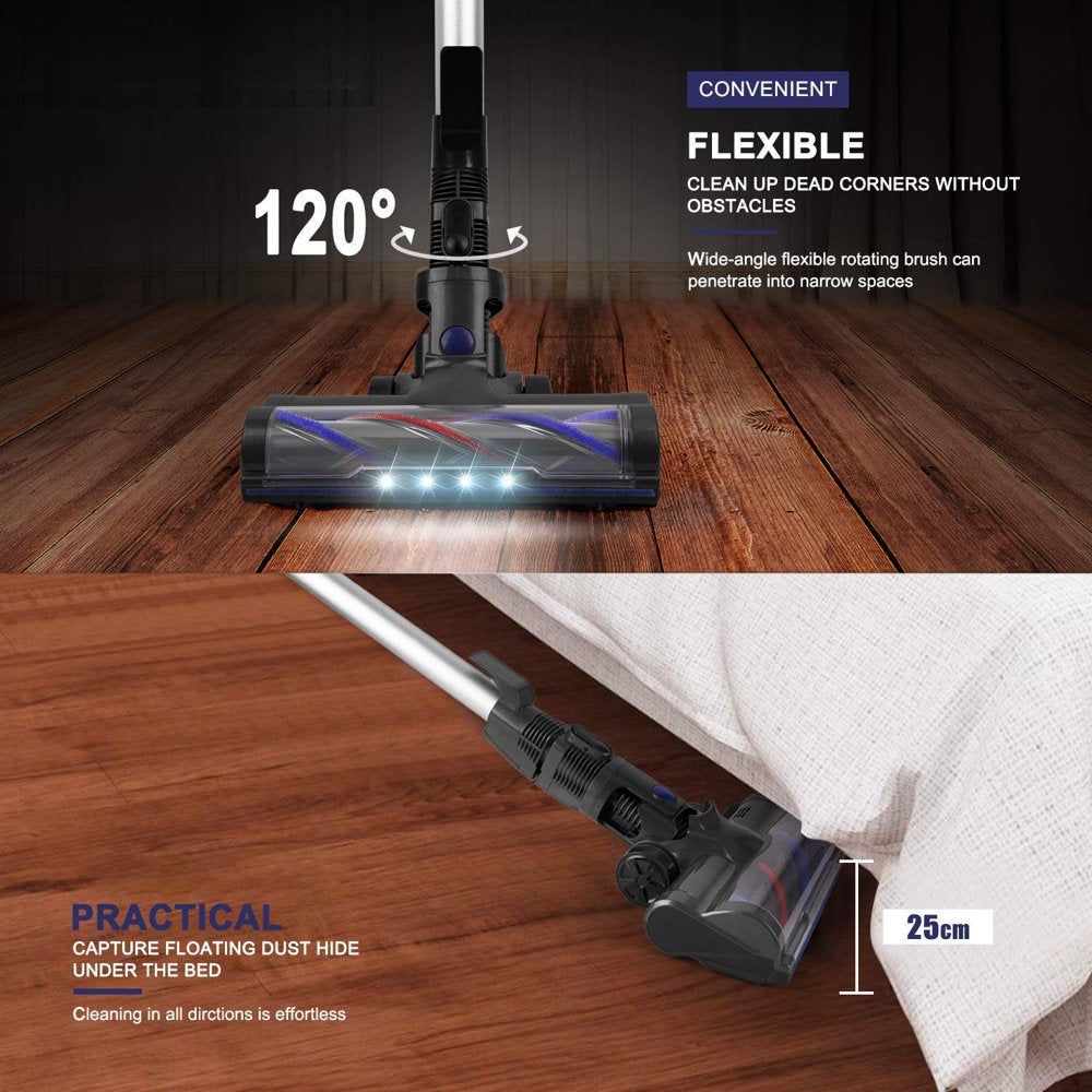 MOOSOO Cordless Vacuum 4 In 1 Lightweight Stick Vacuum Cleaner - John Pierce Auto Care