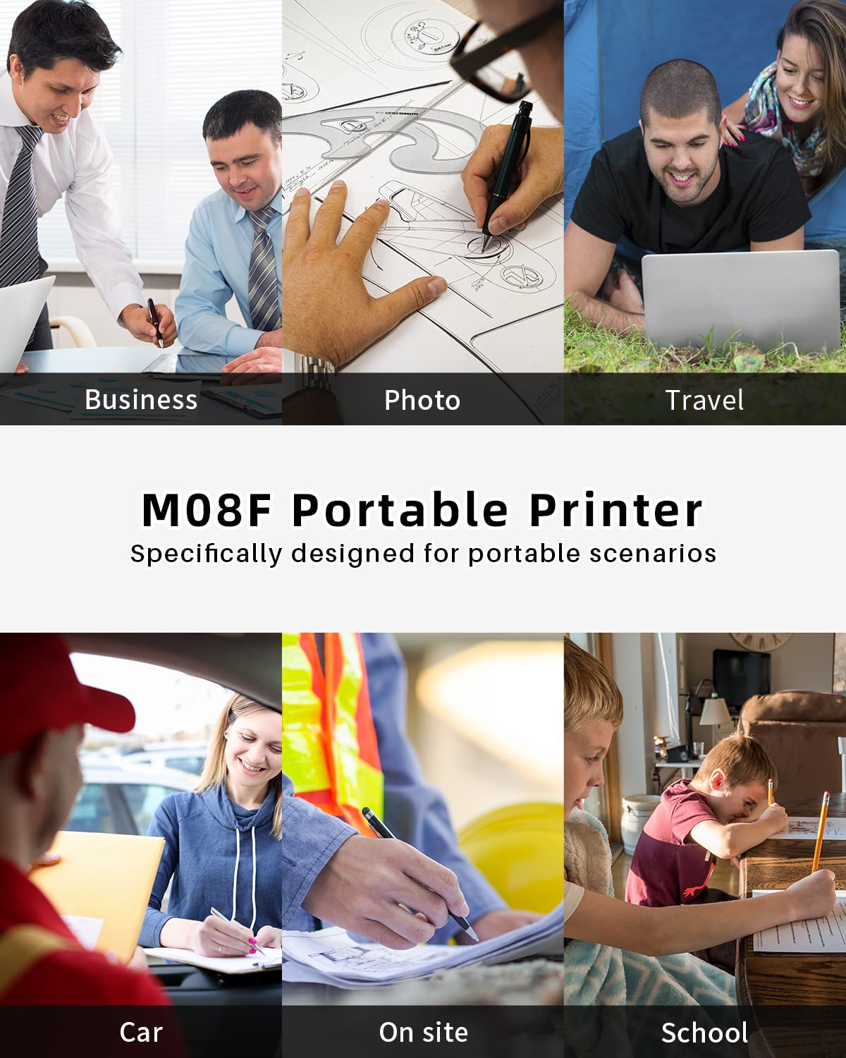 Phomemo Portable Printer Wireless for Travel, Bluetooth Mobile Printer Support 8.5\u0026quot; X 11\u0026quot; US Letter - John Pierce Auto Care