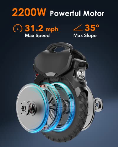 INMOTION V11 Electric Unicycle   18 Inch Self Balancing Monowheel, Equipped with 3.35\u0026#039;\u0026#039; Air Suspension - John Pierce Auto Care
