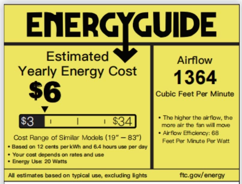 Ocioc Quiet Ceiling Fan with LED Light 22 inch Air Volume Remote Control for Kitchen Bedroom Dining Room - John Pierce Auto Care